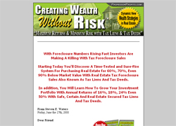 Creating Wealth Without Risk Price: $24.97